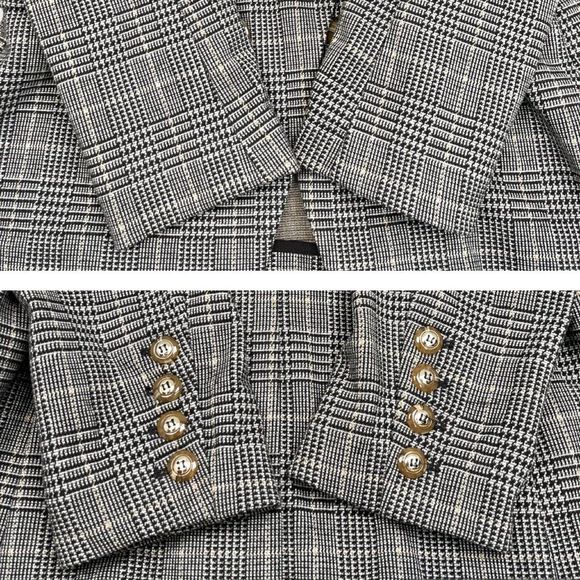 NWT Heartloom Women's Edie Plaid Houndstooth Blazer Coat Jacket Size Medium - Picture 9 of 12
